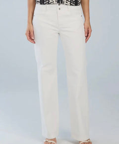 Brenda Beddome Perfect Wide Leg White Jean