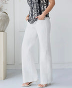 Brenda Beddome Perfect Wide Leg White Jean