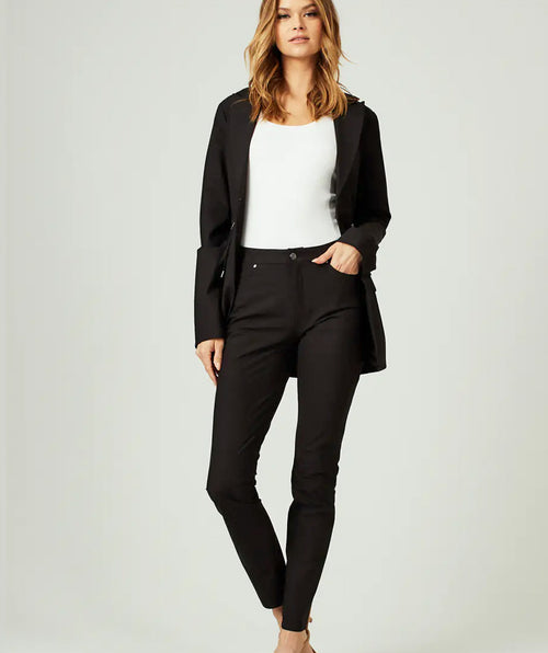 Infinity Straight Leg Pant Black - Premium pants from 7Diamonds - Just $128! Shop now at Mary Walter