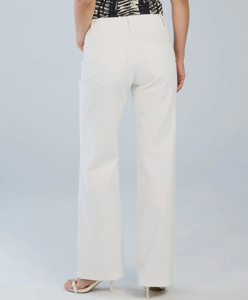 Brenda Beddome Perfect Wide Leg White Jean