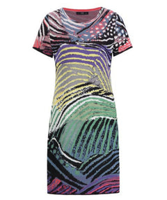Wave jacquard knit dress - Premium dresses from ivko - Just $284! Shop now at Mary Walter