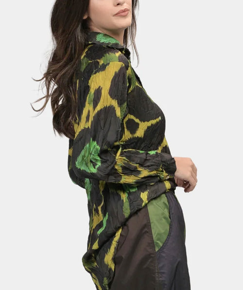 Alembika Wild and Free Shirt Emerald size XL