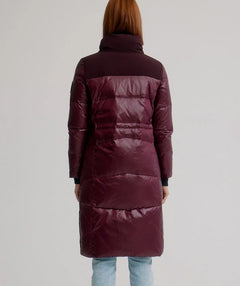 Long puffer coat merlot - Premium Coats from ARCTIC EXPEDITION - Just $165! Shop now at Mary Walter