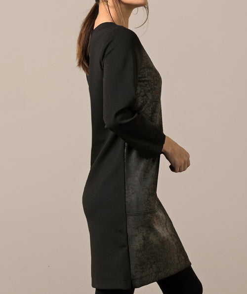 Astrid Knit Dress Black - Premium dresses from Bianca - Just $220! Shop now at Mary Walter