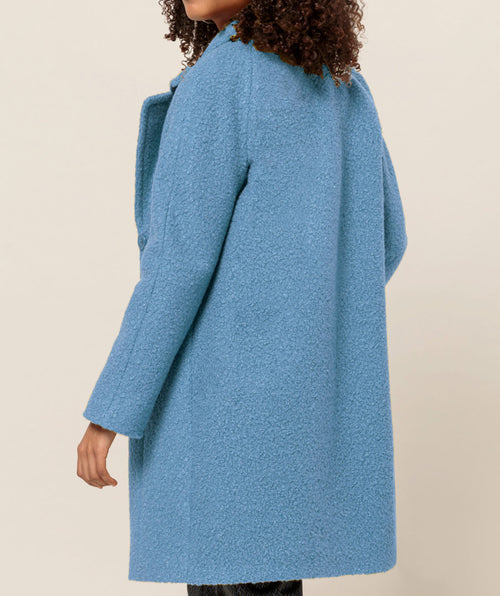 Bianca Boucle Coat Blue Cloud size 44