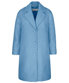 Bianca Boucle Coat Blue Cloud size 44