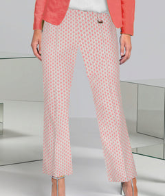 Bianca Geo Print Trouser Melon