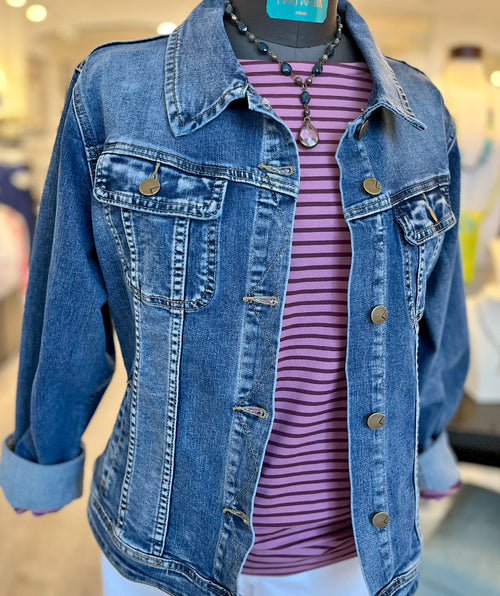 Bianca Stripe Bateau Tee