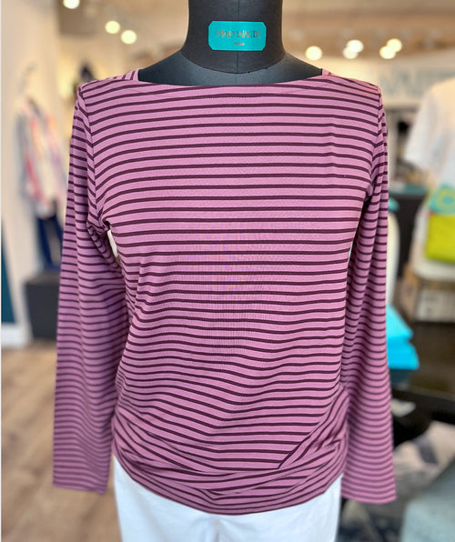 Bianca Stripe Bateau Tee