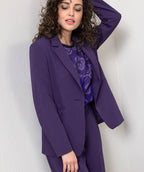 Lynn Blazer Purple - Premium jackets from Bianca - Just $140! Shop now at Mary Walter