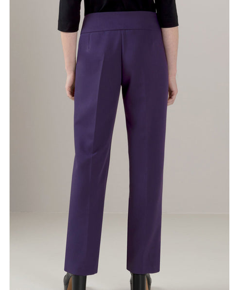 Parigi Classic Pant Purple - Premium pants from Bianca - Just $90! Shop now at Mary Walter