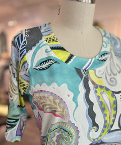 Bianca Dini Fresh Color Swirl Tee 38 or 44