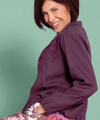 Bianca Embroidered Bomber Jacket Mulberry