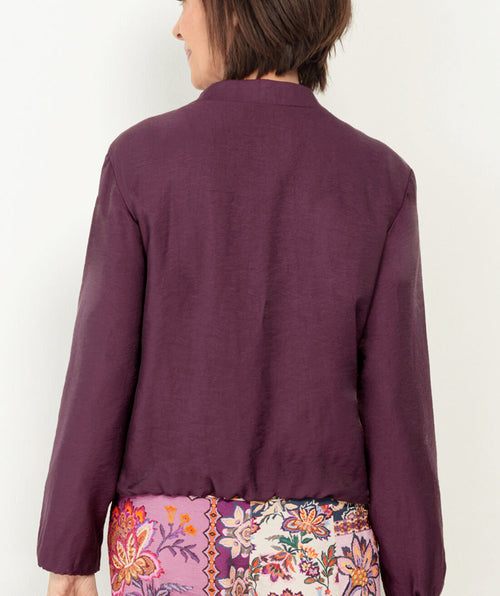 Bianca Embroidered Bomber Jacket Mulberry