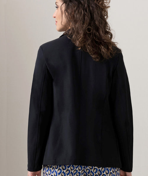 Svenja Stretch Twill Blazer Black - Premium jackets from Bianca - Just $280! Shop now at Mary Walter
