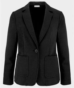 Svenja Stretch Twill Blazer Black - Premium jackets from Bianca - Just $280! Shop now at Mary Walter