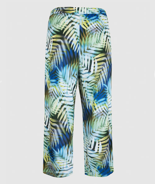 Tropical Leaves Knit Pant