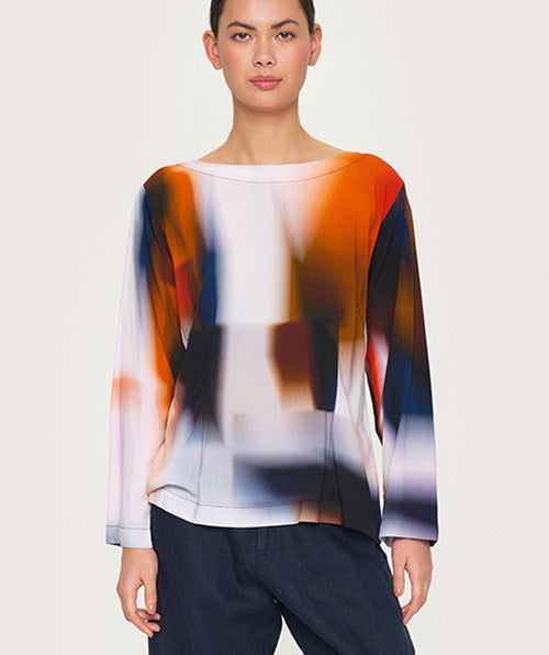 Bitte Kai Rand Block Blur Blouse size Small