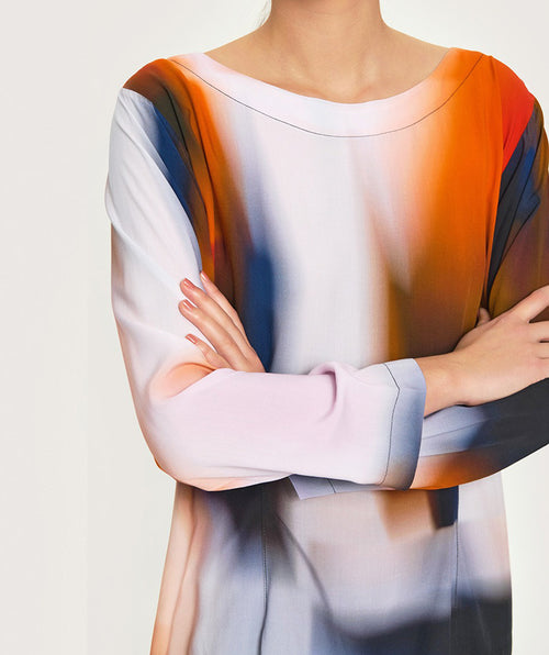 Bitte Kai Rand Block Blur Blouse size Small