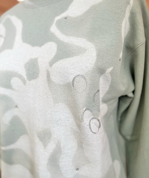 Funky Bleached Sweatshirt