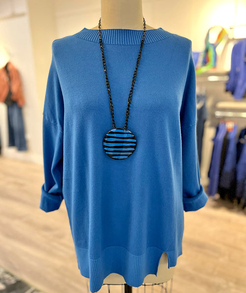 B.Yu Soft and Relaxed Asymmetrical Pullover