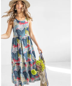 Color Swatch Tiered Dress size XL