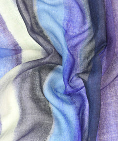 Kathryn Painterly stripe scarf