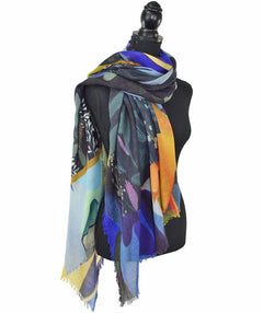 Laurelin Floral Swan Scarf
