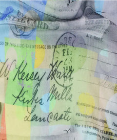 Postcard Collage Scarf