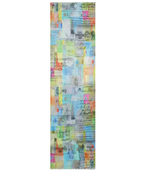 Postcard Collage Scarf