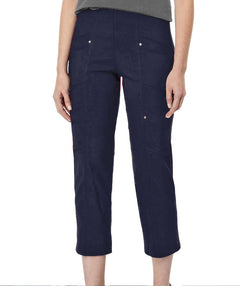 Elliott Lauren Angled Crop Cargo Pant Navy