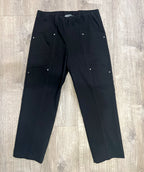 Elliott Lauren Angled Crop Cargo Pant Black