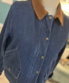 Elliott Lauren Denim and Corduroy Barn Jacket