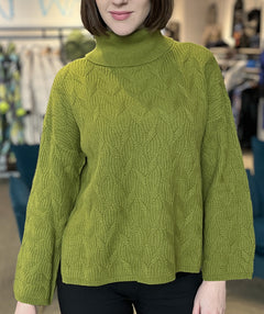 Cozy Cable Pullover Apple XS - Premium sweaters from Elliott Lauren - Just $125! Shop now at Mary Walter