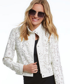 Elliott Lauren Cut it Out Faux Leather Jacket