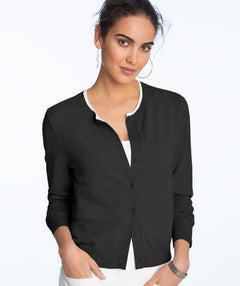 Elliott Lauren Double Layer Detail Cardigan Black
