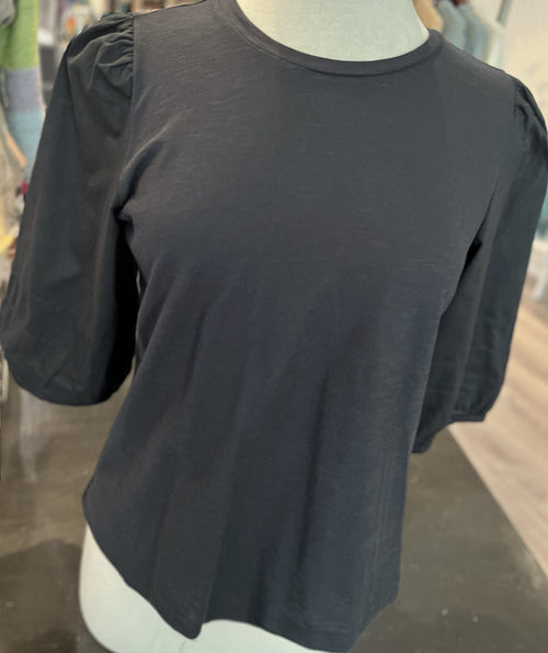 Elliott Lauren Mixed Signals Top Black