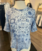 Elliott Lauren Patch of Blue Tee