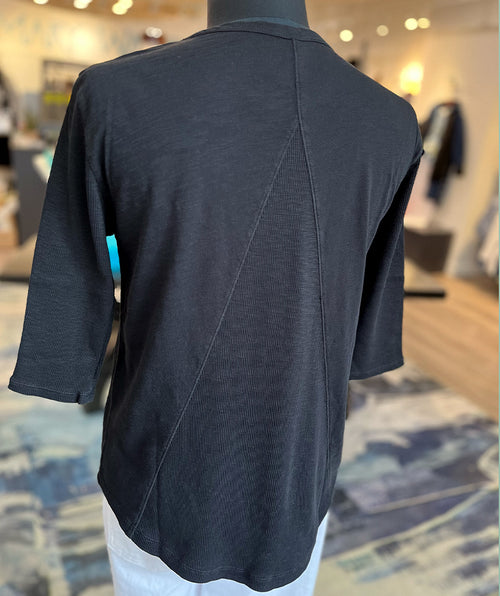 Elliott Lauren Rib Detail Enzyme Tee