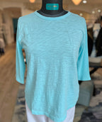 Elliott Lauren Rib Detail Enzyme Tee