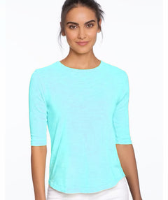 Elliott Lauren Rib Detail Enzyme Tee