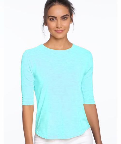 Elliott Lauren Rib Detail Enzyme Tee