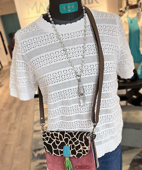 Elliott Lauren Totally Hooked Pointelle Sweater