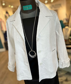 Elliott Lauren White Daisy Jacket