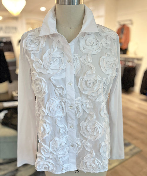 Elliott Lauren Winter Rose White Shirt