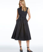 Elliott Lauren Wrap It Up Black Dress