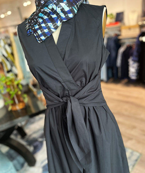 Elliott Lauren Wrap It Up Black Dress