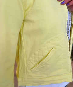 Zip Front Jean Jacket - Premium jackets from Elliott Lauren - Just $240! Shop now at Mary Walter