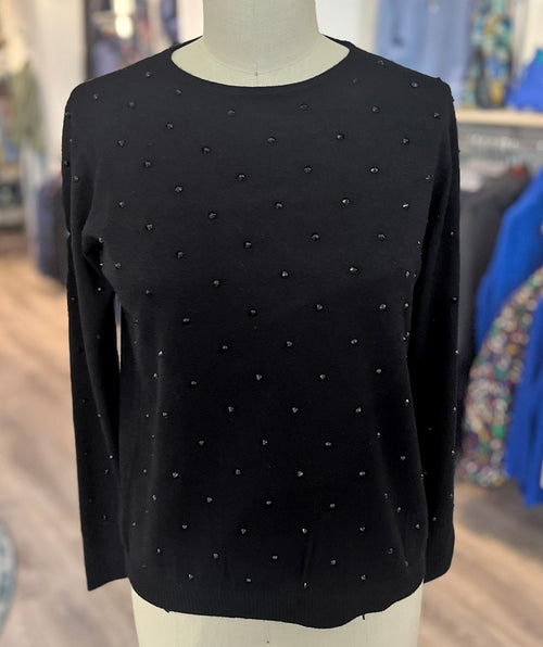 Elliott Lauren Jetsetter Beaded Pullover Size Small