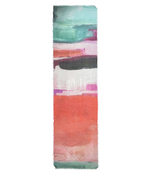 Elodia Watercolor Stripe Scarf